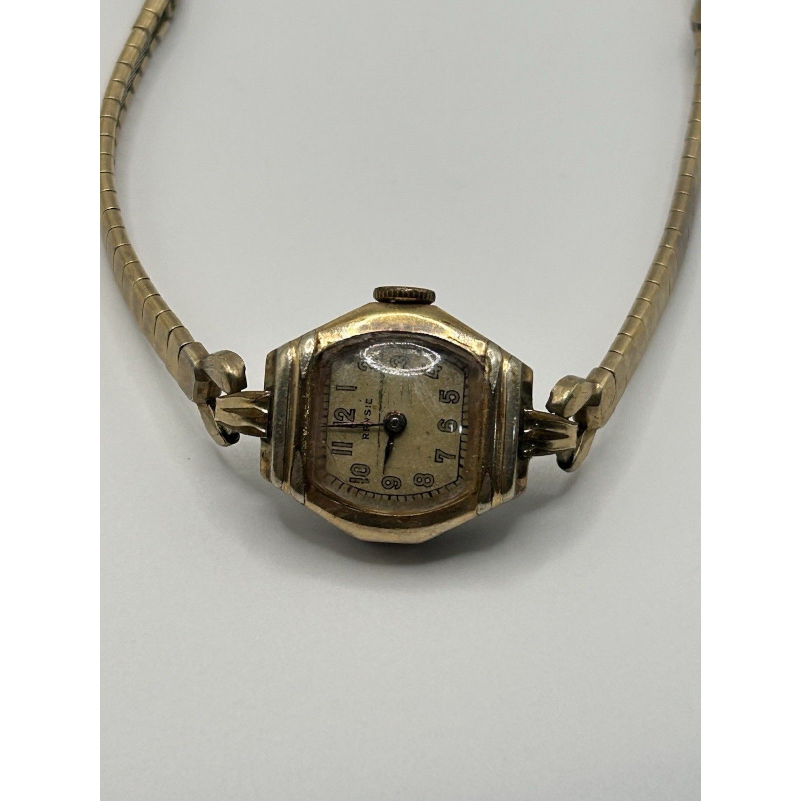 Vintage 10k Gold Filled Rensie Ladies Mechanical Watch Speidel